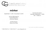 Calix Gustav Gallery Presents Morker 9/11/10