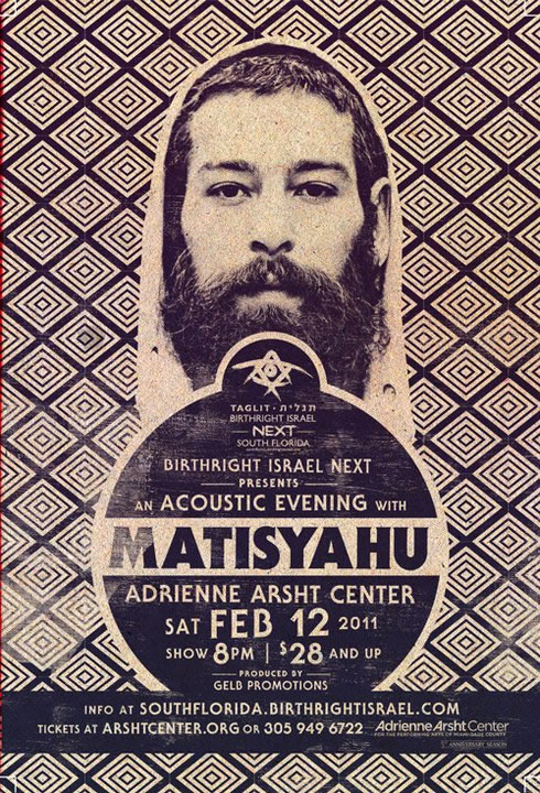 Acoustic Evening with MATISYAHU at Adrienne Arsht Center 2/12/11 ...