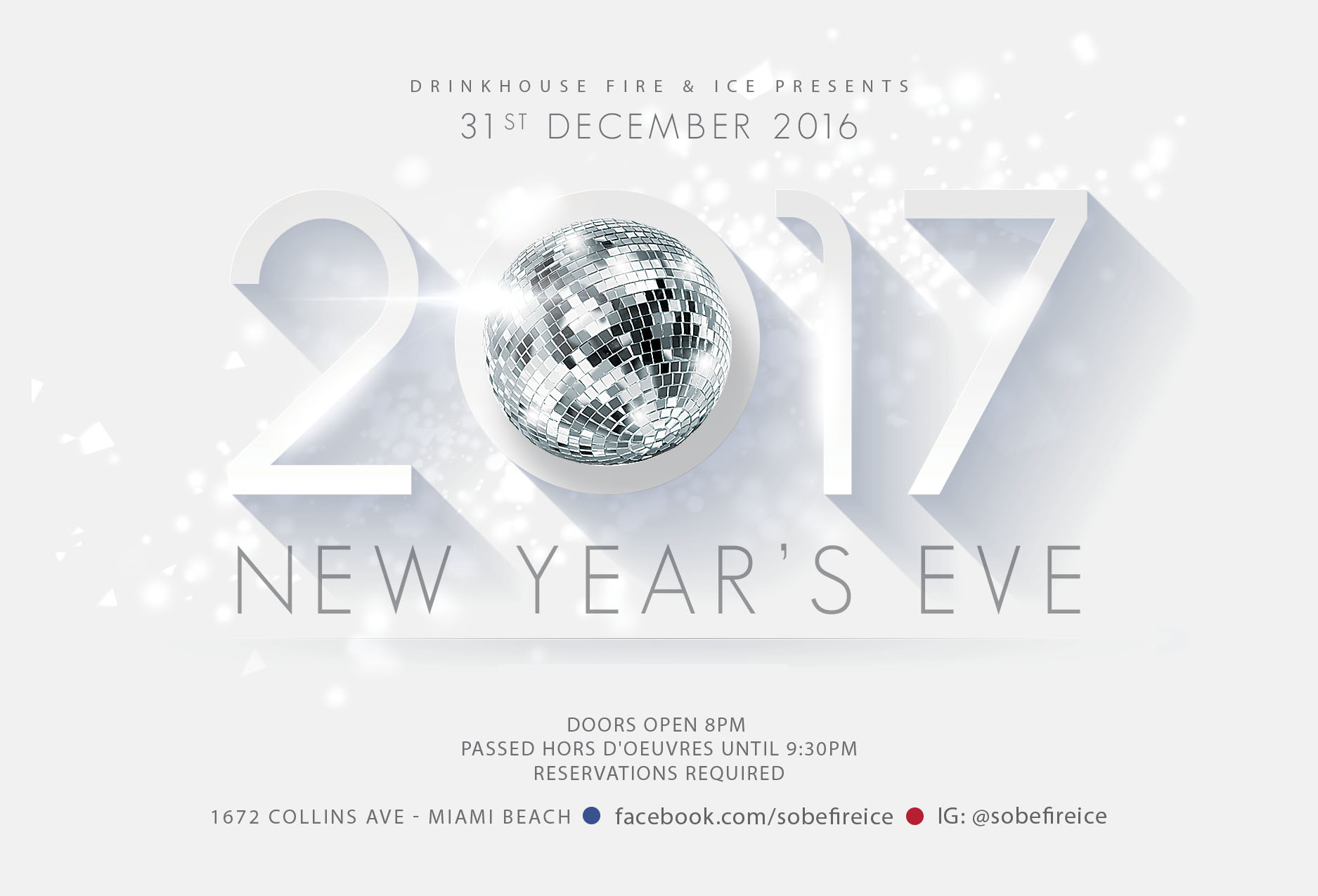 new years flyer template