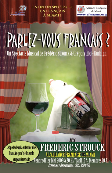 “Parlez-vous franÃ§ais ?” Cabaret-Concert by French Artist Frederic ...