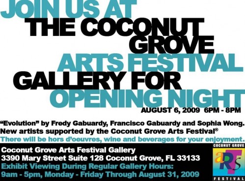 CoconutGroveArtsFestivalGalleryOpen