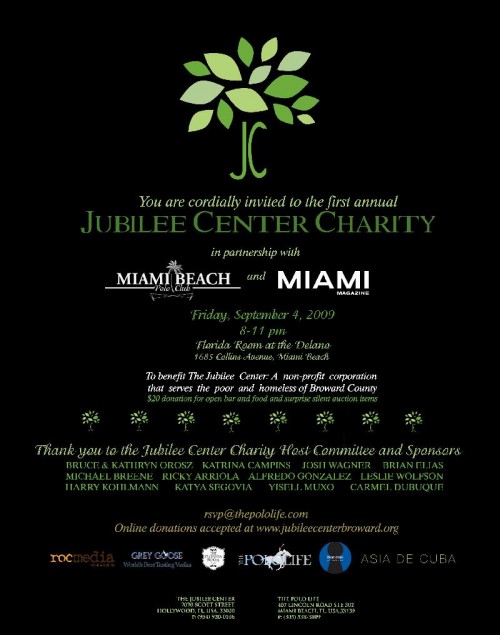 JUBILEE CENTER CHARITY