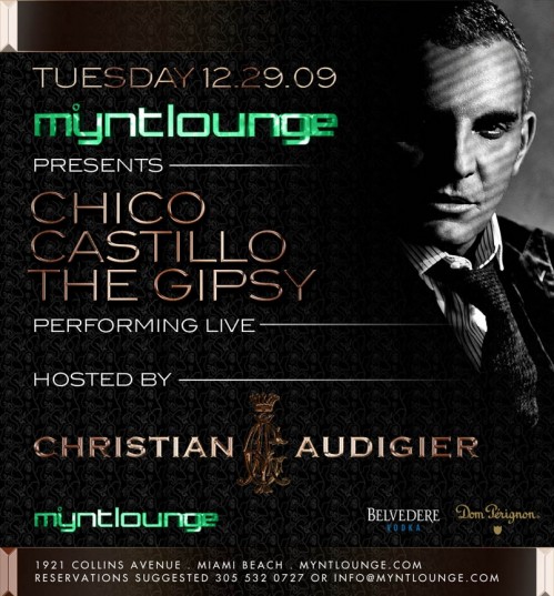 Christian Audigier & Chico 12-29-09 evite