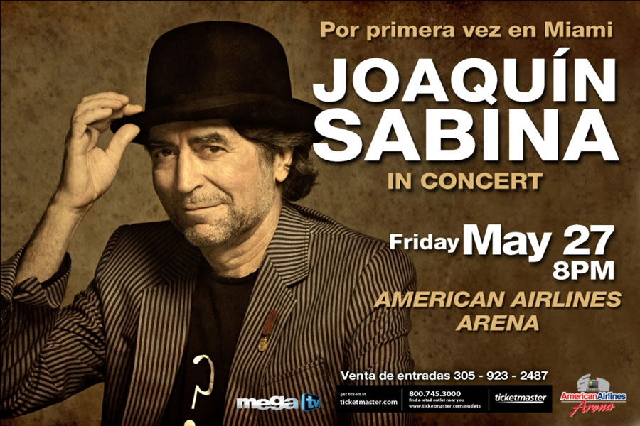 Joaquin Sabina in Miami at American Airlines Arena 5/27/11 The Soul