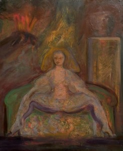 Infanta viendo la televisión