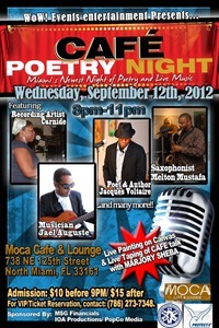 CAFE Poetry Night flyer 09-12-12