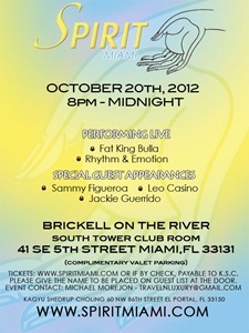 Spirit Miami Event Flyer