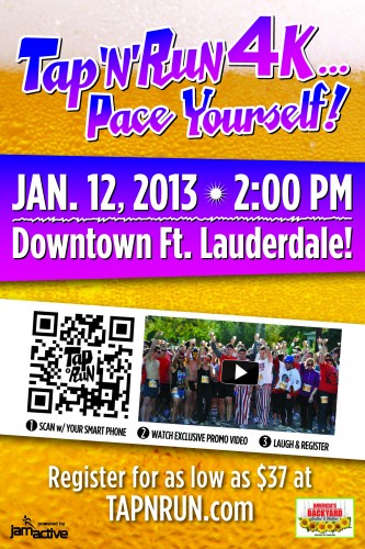2012 Tap N Run Ft Lauderdale Handbill