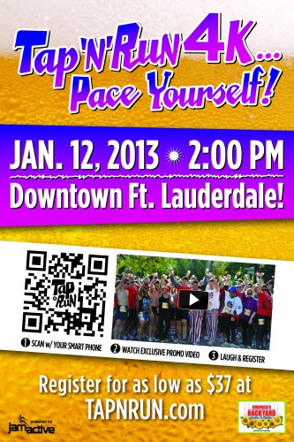2012 Tap N Run Ft Lauderdale Handbill