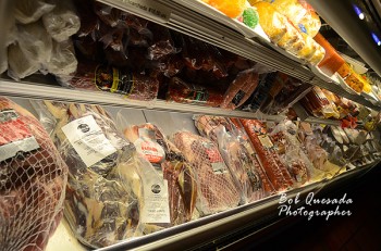 Great variety of hams.