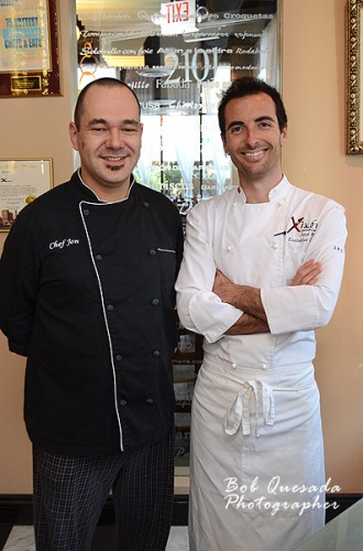 Chefs Jon Gonzalez and Jose Ruiz. 