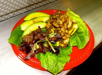 Health Nut On Wheels Paelothic Chicken, Veggies and Avocado. 