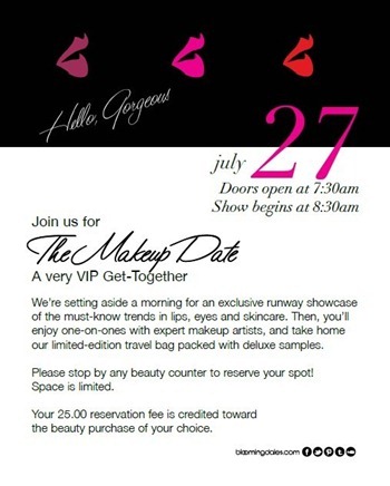 The Makeup Date Evite July 27, 2013