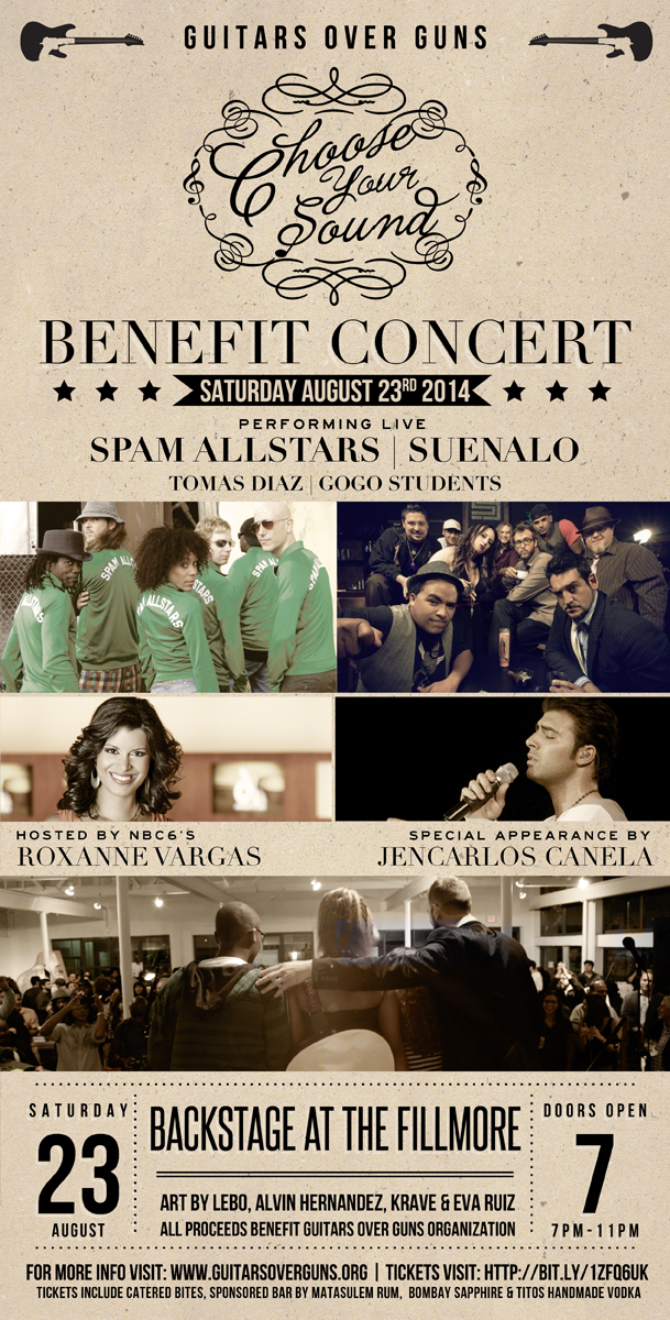 Guitars Over Guns to Hold First Annual Choose Your Sound Benefit