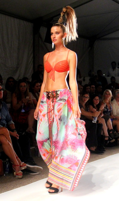Dolores CortÃ©s Runway from Mercedes-Benz Fashion Week Swim at The Raleigh.