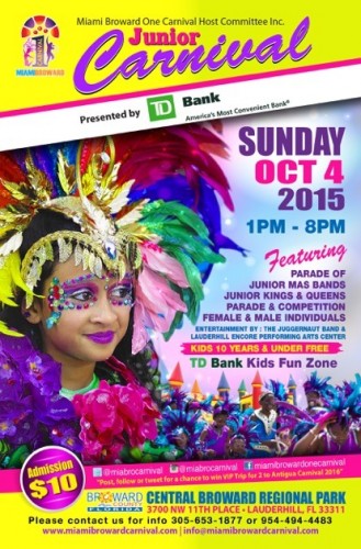 Miami Broward TD Bank Jr Carnival Flyer