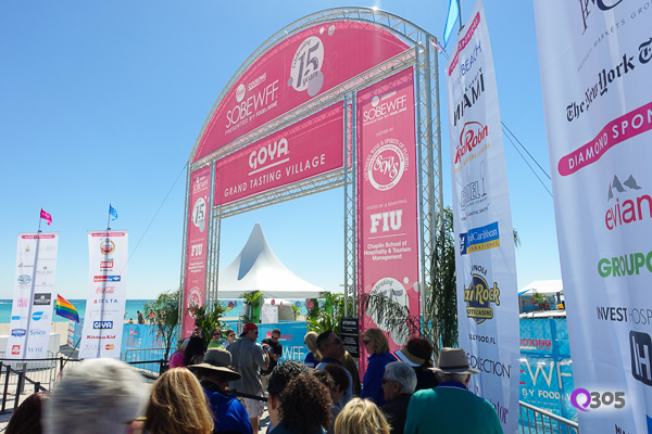 Entrance to the Goya tasting pavillion