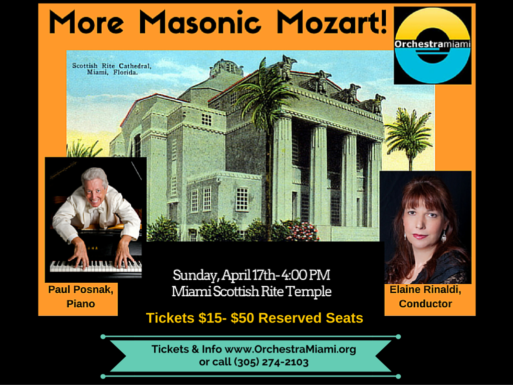 Miami Scottish Rite Map More Masonic Mozart 4/17/16 – The Soul Of Miami