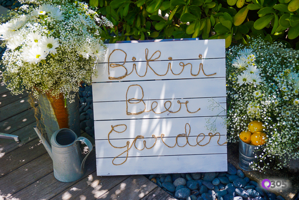 Sign: Bikini Beer Garden