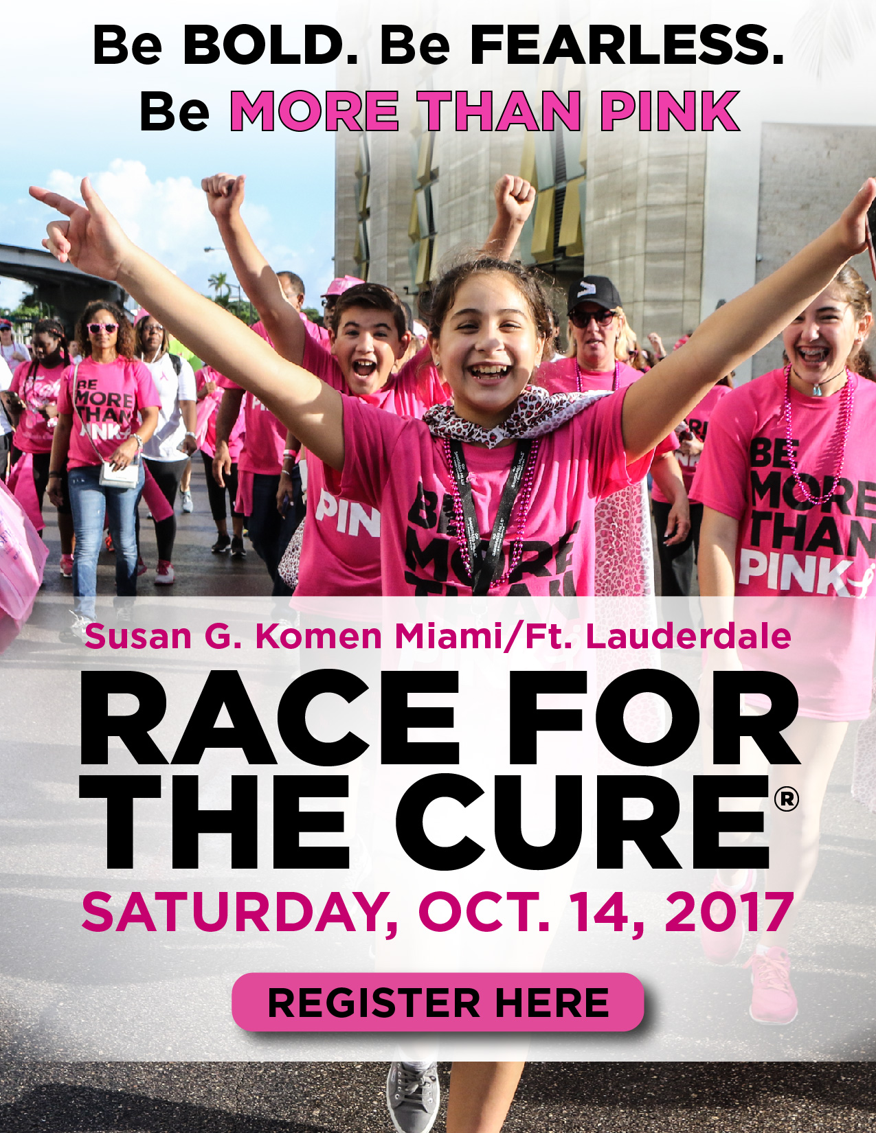 22nd Annual Susan G Komen Race for the Cure 10/14/17 The Soul Of Miami