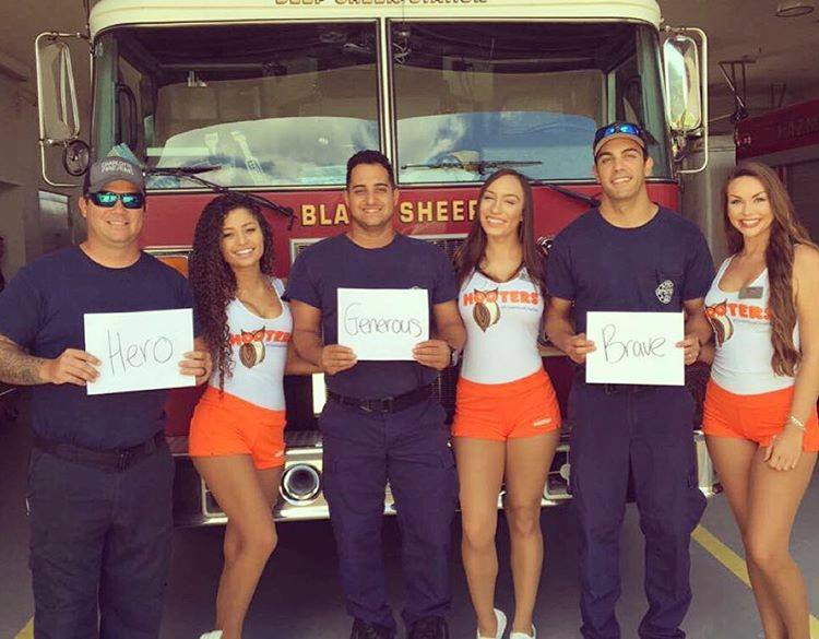 First Responders Eat Free at Hooters on October 28th 10/28/17 The
