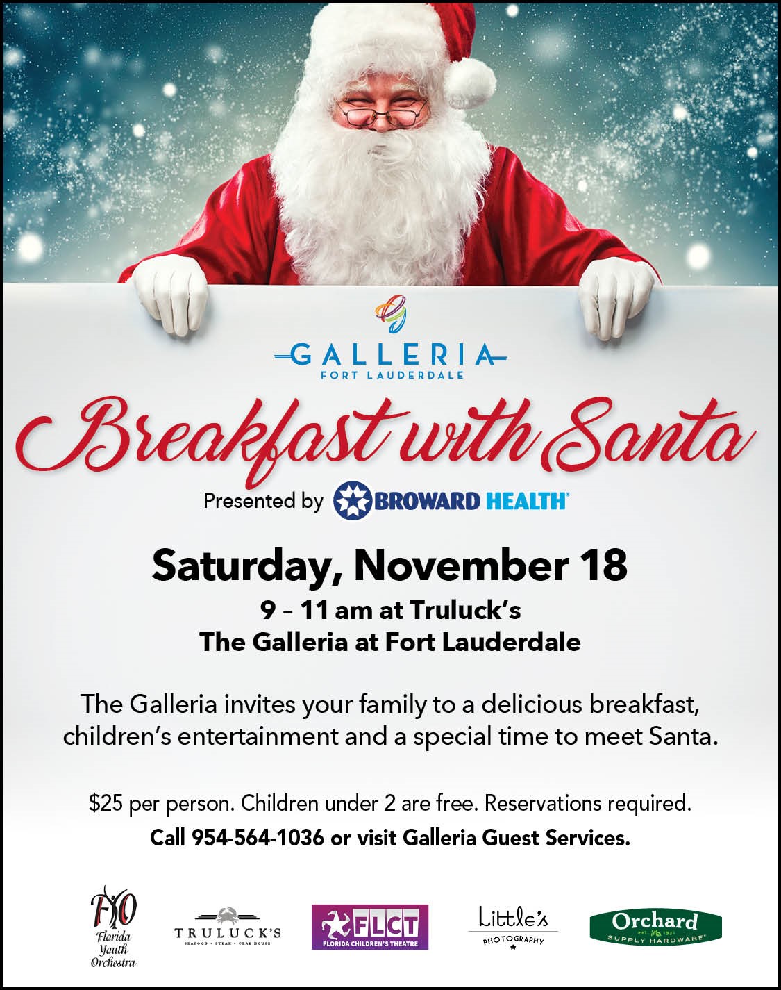 Breakfast with Santa presented by Broward Health 11/18/17 The Soul Of