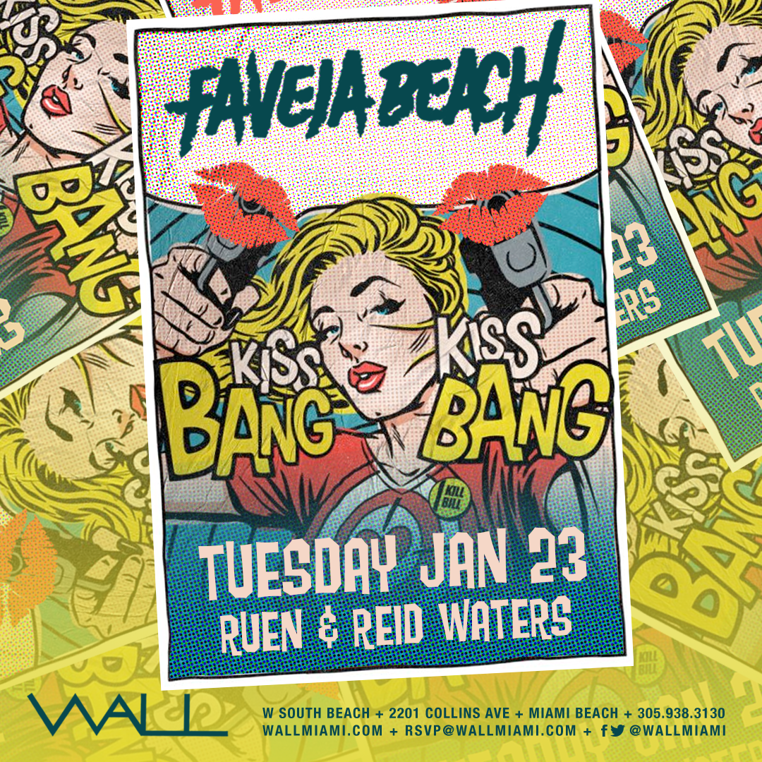 Favela Beach WALL Miami Beach 1/23/18 The Soul Of Miami