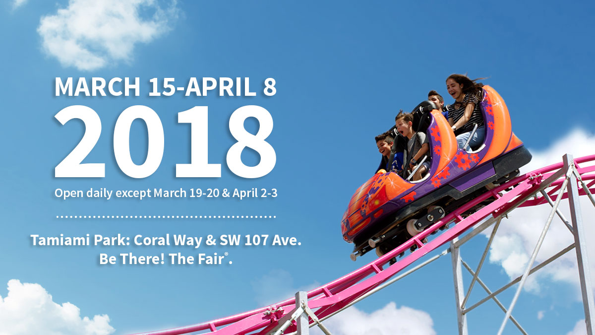 Calling All Fairgoers! The 2018 MiamiDade County Youth Fair & Expo Is