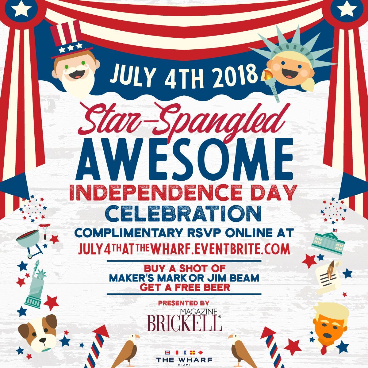 Star-Spangled Awesome! Independence Day Celebration & Fireworks Show 7/4/18 – The Soul Of Miami