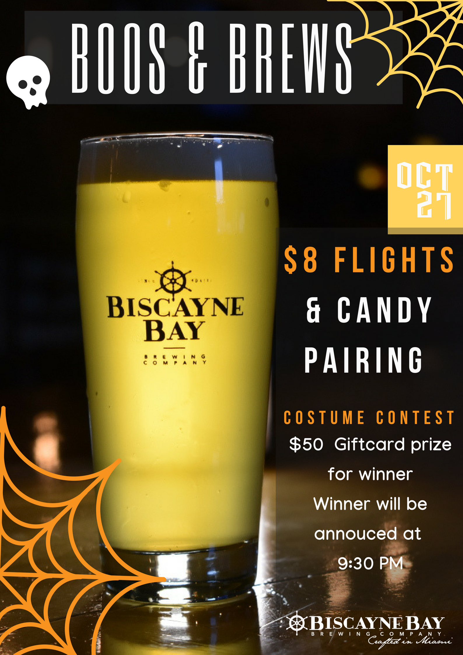 Boos and Brews 10/27/18 The Soul Of Miami
