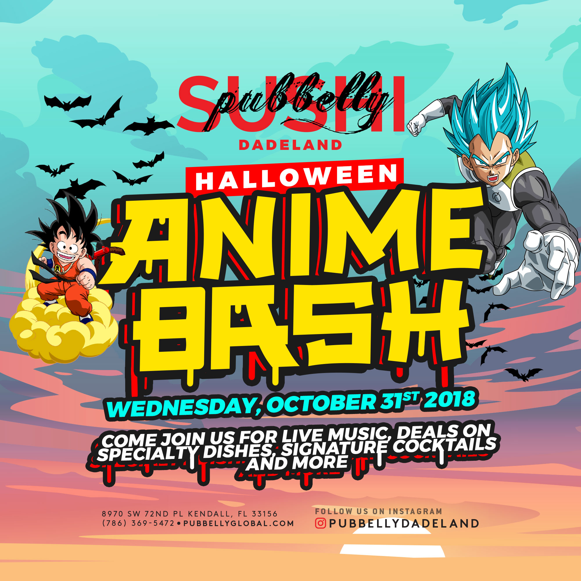 Pubbelly Sushi Anime Bash 10 31 18 The Soul Of Miami Pubbelly Sushi Anime Bash 10 31 18 The Soul Of Miami