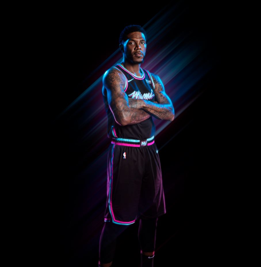 Miami Heat Black Vice City - Udonis Haslem