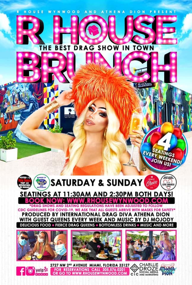 Saturday Drag Brunch 12/12/20 The Soul Of Miami