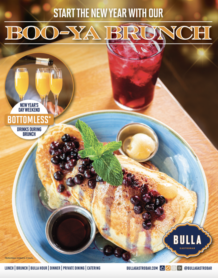 Start The New Year at Bulla Gastrobar The Falls 1/1/22 The Soul Of