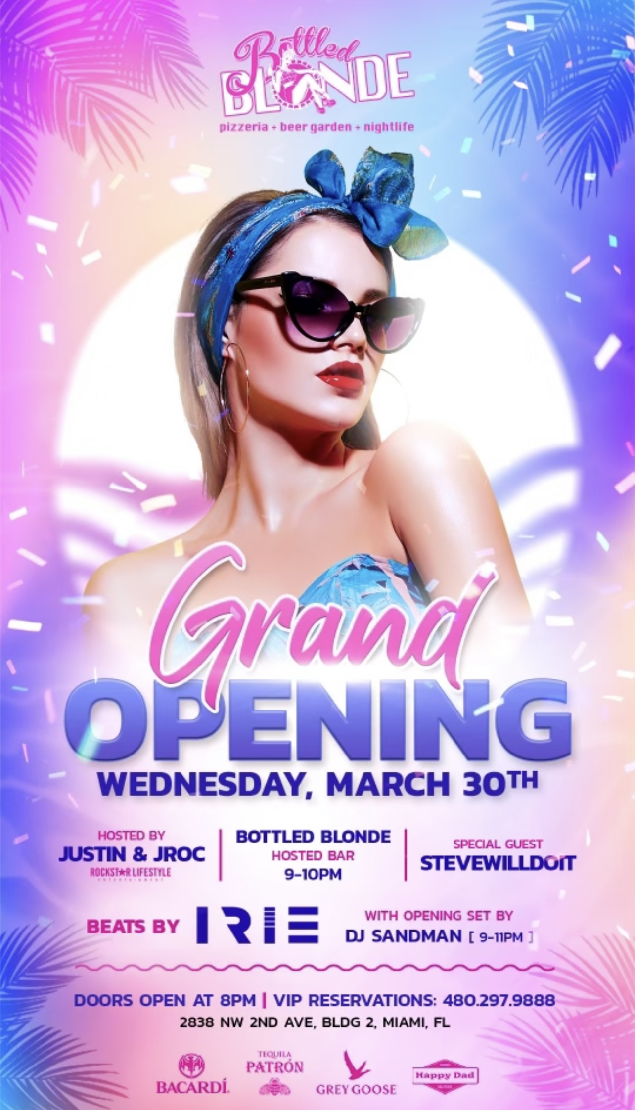 Bottled Blonde Miami Grand Opening 3/30/22 The Soul Of Miami