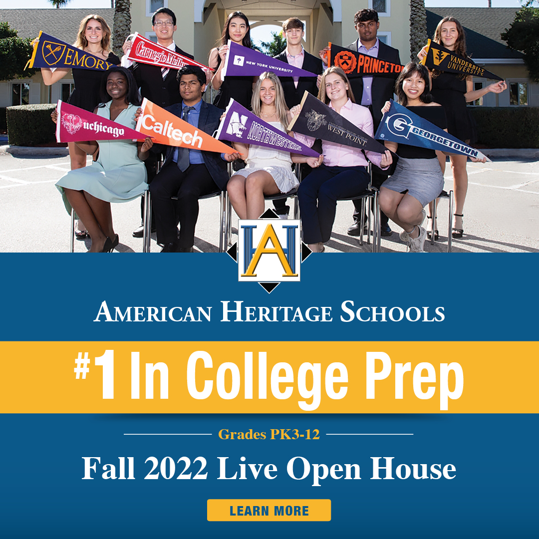 American Heritage Schools to Host Fall Virtual and InPerson Open