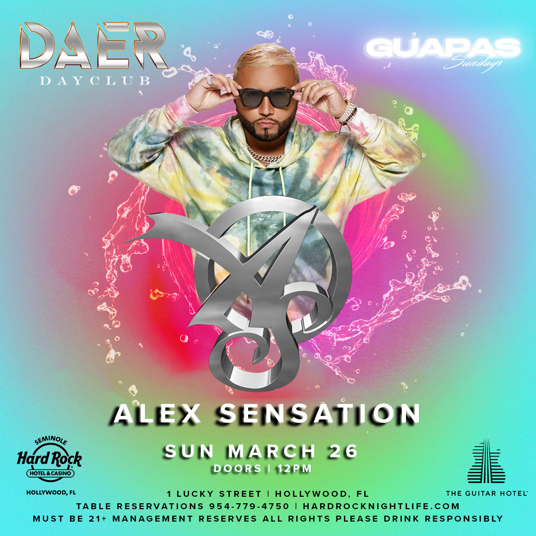 Alex Sensation at Guapas Sunday 3/26/23 The Soul Of Miami