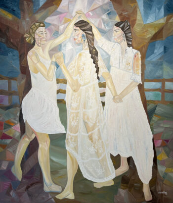 The golden hour Painting by Carmen Iglesias