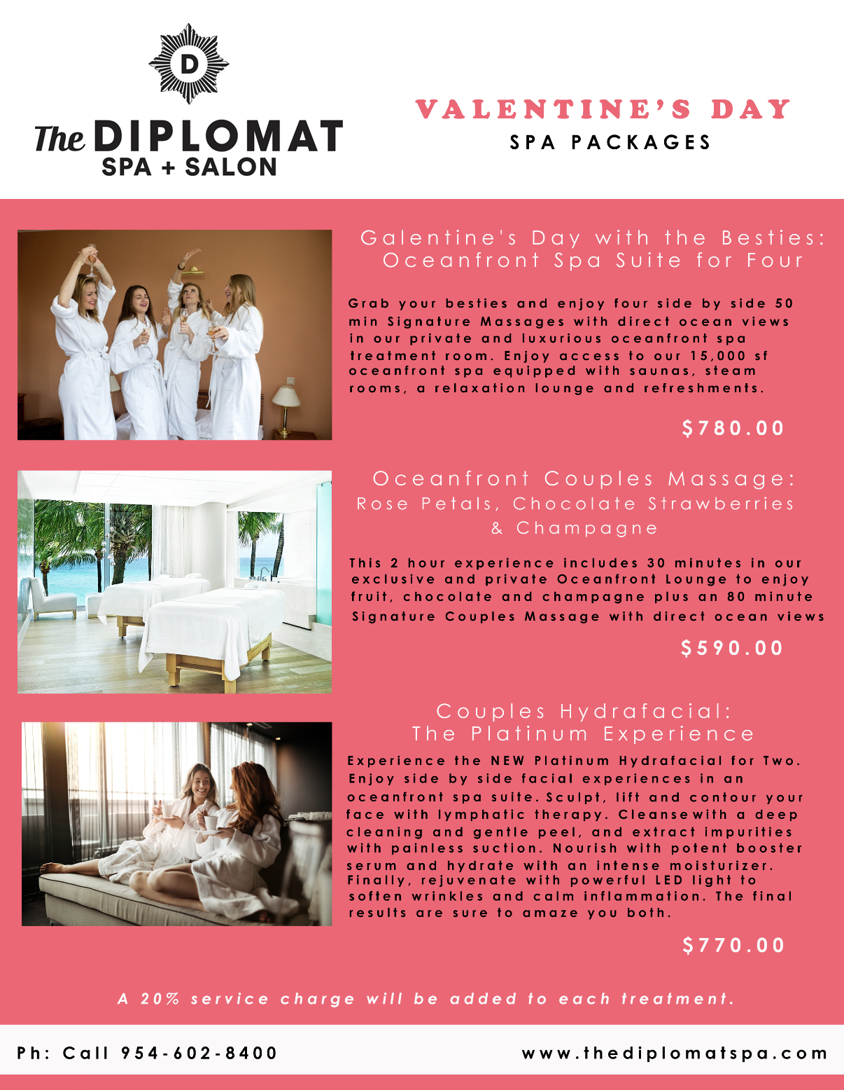 Rejuvenating Valentine s Day Spa Packages at The Diplomat Spa Salon 2 1 24 The Soul Of Miami