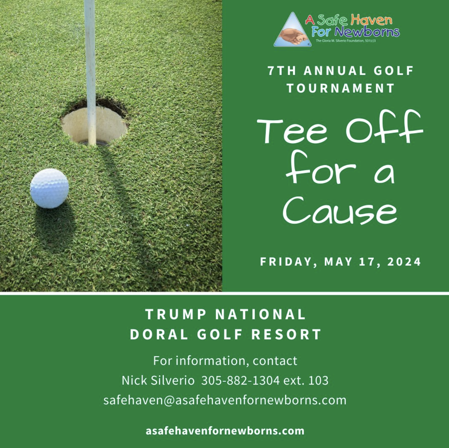 7th Annual Charity Golf Tournament Tee Off for a Cause | A Safe Haven ...