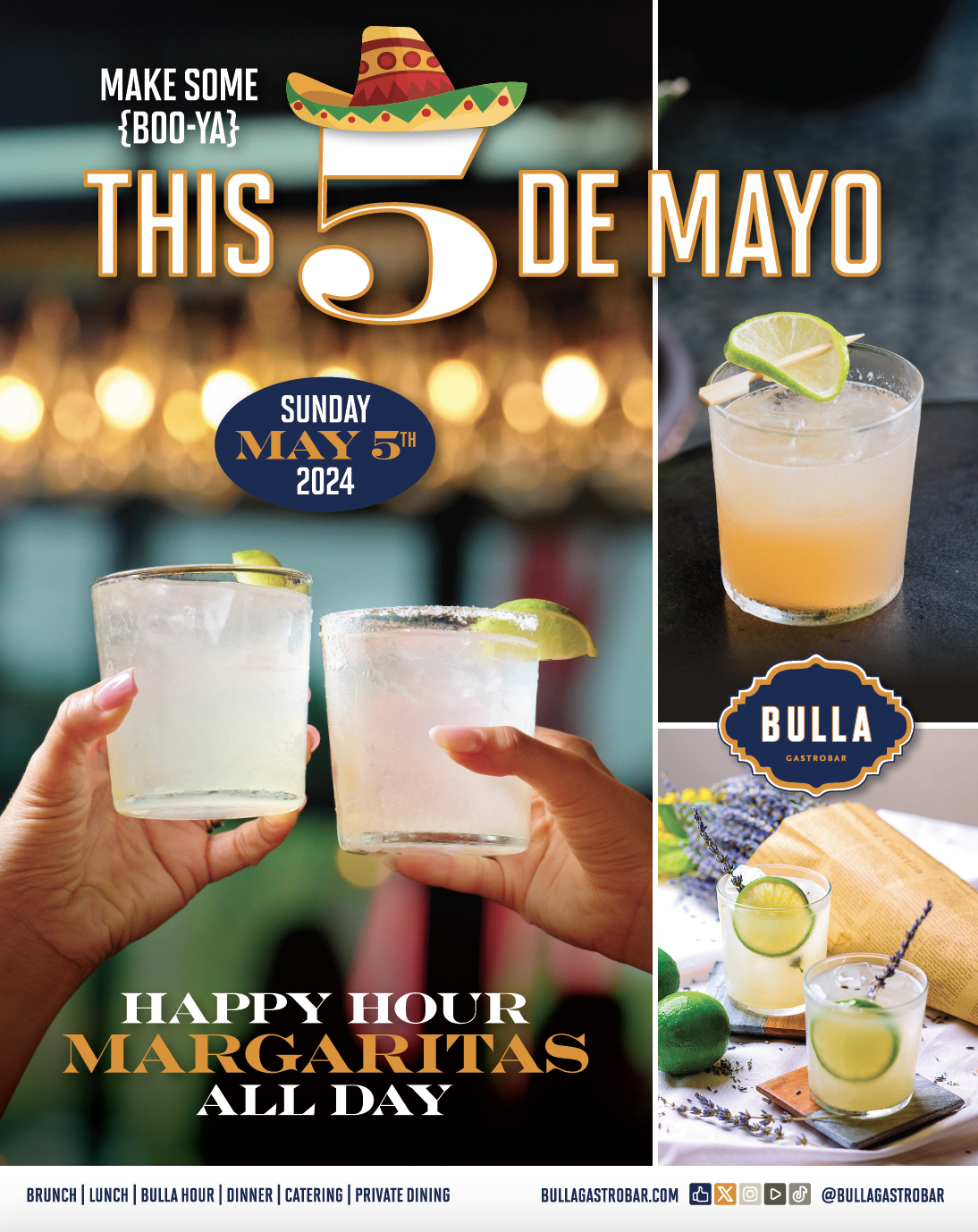 Celebrate Cinco de Mayo with an all day Happy Hour at Bulla Gastorbar 5