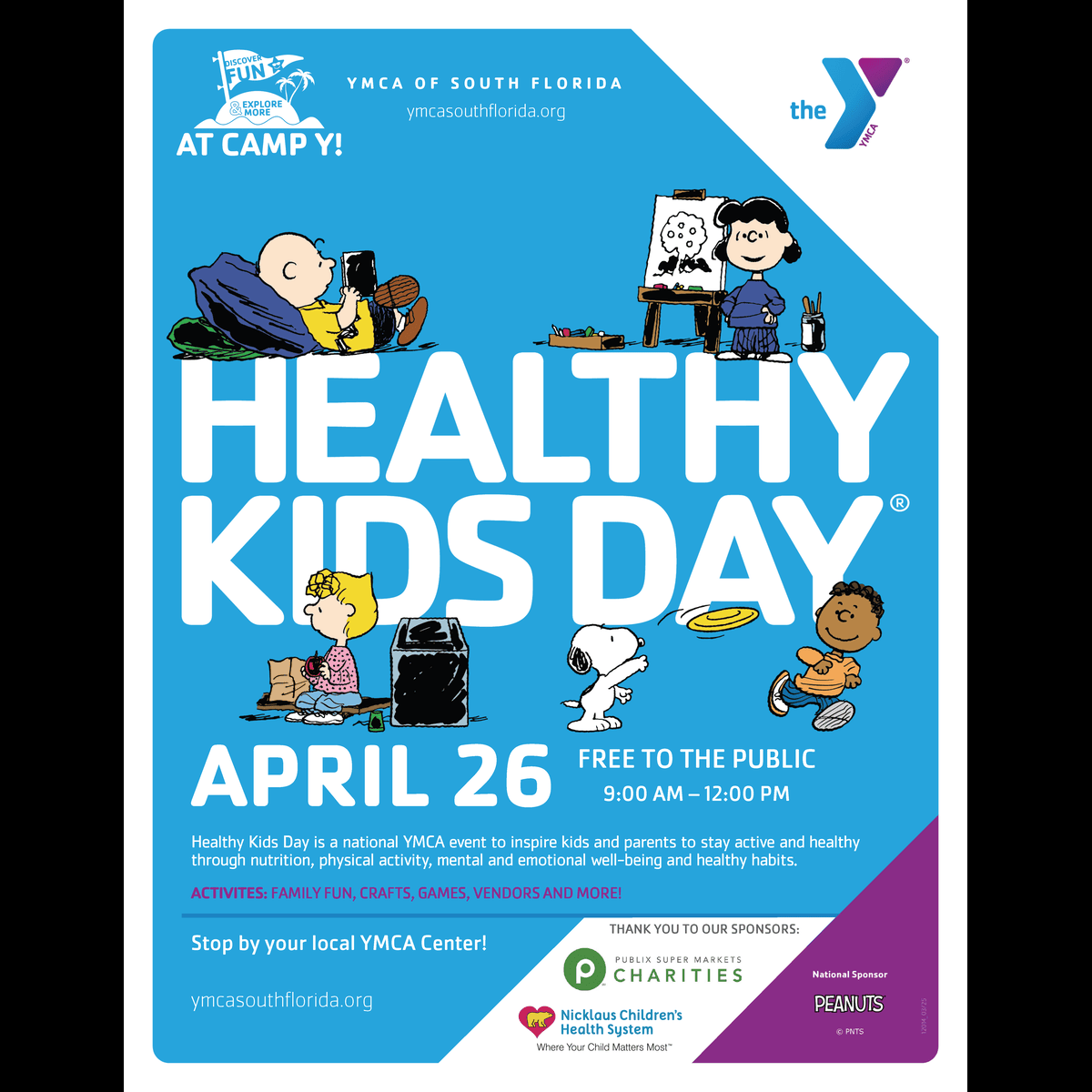 YMCA of South Florida’s Healthy Kids Day 2025 4/26/25 – The Soul Of Miami