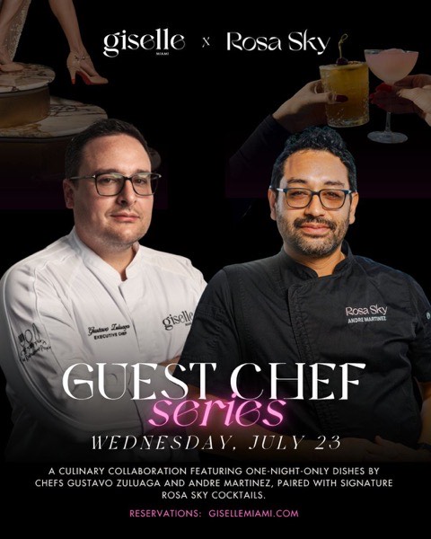 Chef Rosa Giselle Guest Chef Series featuring Rosa Sky 7/23/25 – The Soul Of Miami