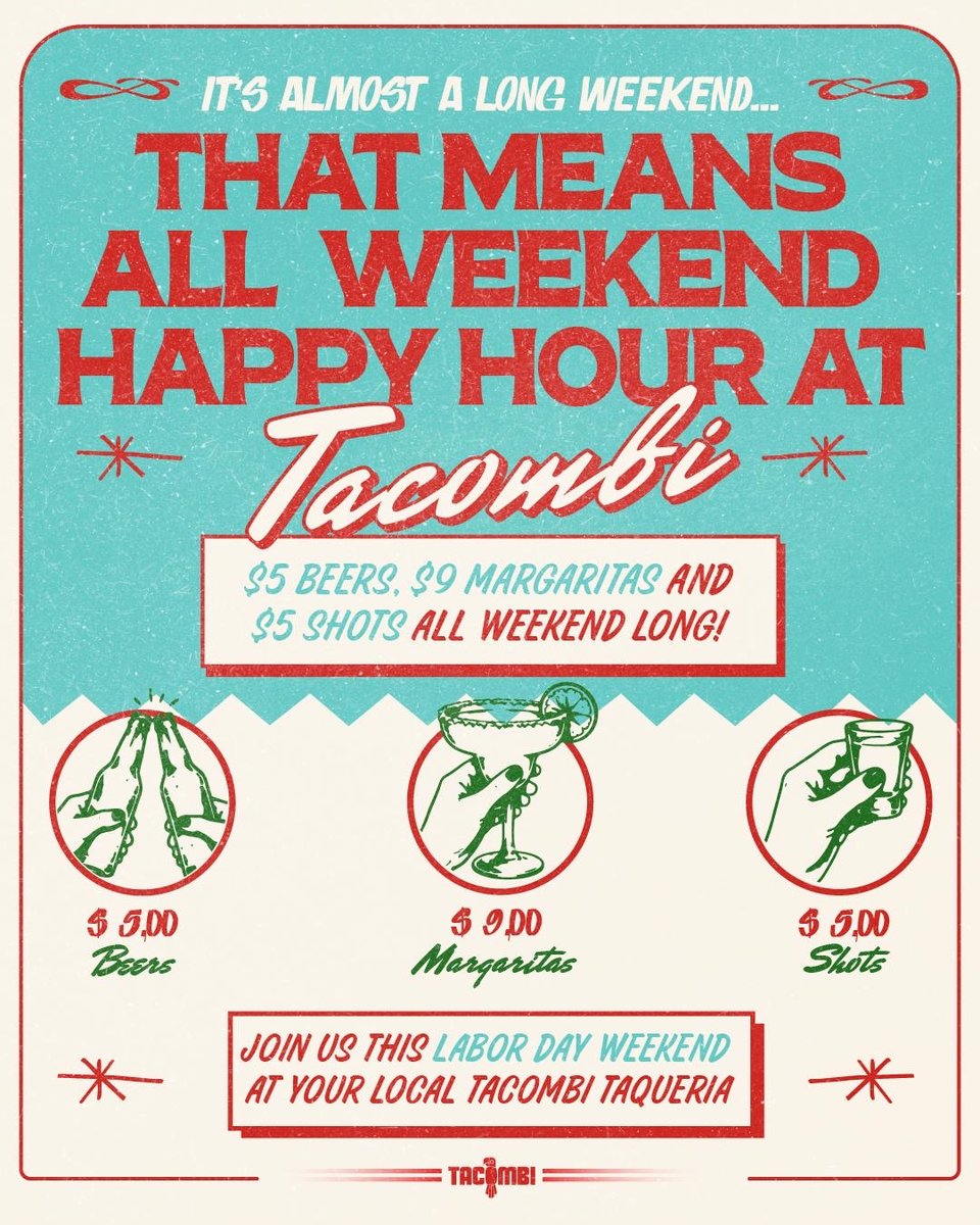 Labor Day Weekend Happy Hour