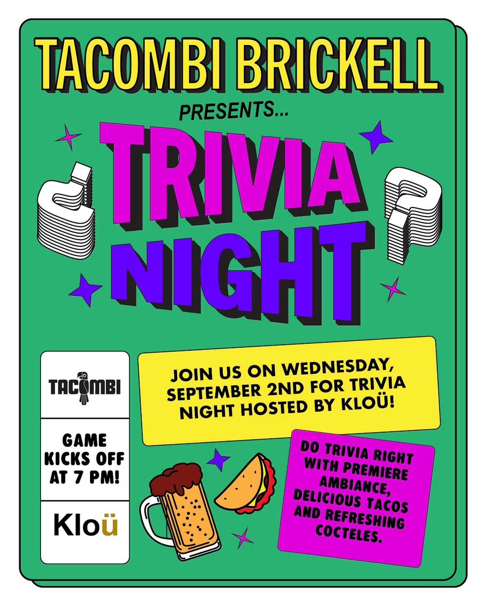 Trivia Night hosted by Kloü